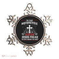 Christian Biker Im That Motorcycle Riding Jesus Freak Faith Ornament thumb 0