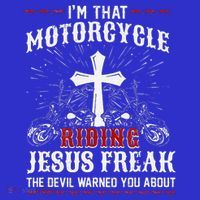 Christian Biker Im That Motorcycle Riding Jesus Freak Faith Hoodie thumb 2
