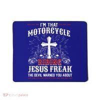 Christian Biker Im That Motorcycle Riding Jesus Freak Faith Mousepad thumb 0