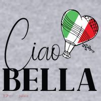 Ciao Bella Italy Graphic With Italian Flag Women's Sweatshirt thumb 2