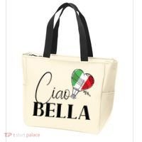 Ciao Bella Italy Graphic With Italian Flag Tote Bag thumb 3