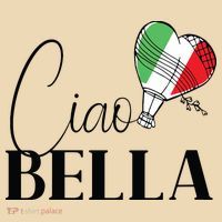 Ciao Bella Italy Graphic With Italian Flag Tote Bag thumb 4