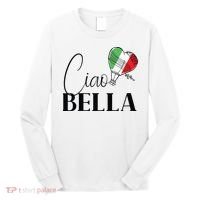 Ciao Bella Italy Graphic With Italian Flag Long Sleeve Shirt thumb 0