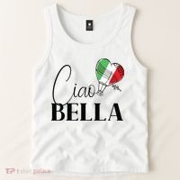 Ciao Bella Italy Graphic With Italian Flag Tank Top thumb 2