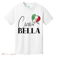 Ciao Bella Italy Graphic With Italian Flag Kids T-Shirt thumb 0