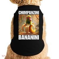 Chimpanzini Bananini - Italian Brainrot Meme Gift Doggie Tank thumb 0