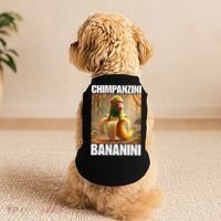 Chimpanzini Bananini - Italian Brainrot Meme Gift Doggie Tank thumb 2