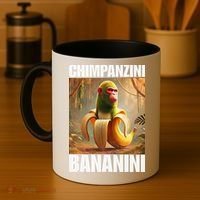 Chimpanzini Bananini - Italian Brainrot Meme Gift Coffee Mug thumb 4