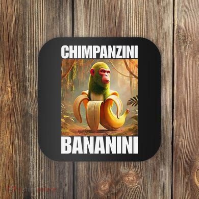 Chimpanzini Bananini - Italian Brainrot Meme Gift Coaster