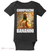 Chimpanzini Bananini - Italian Brainrot Meme Gift Baby Bodysuit thumb 0