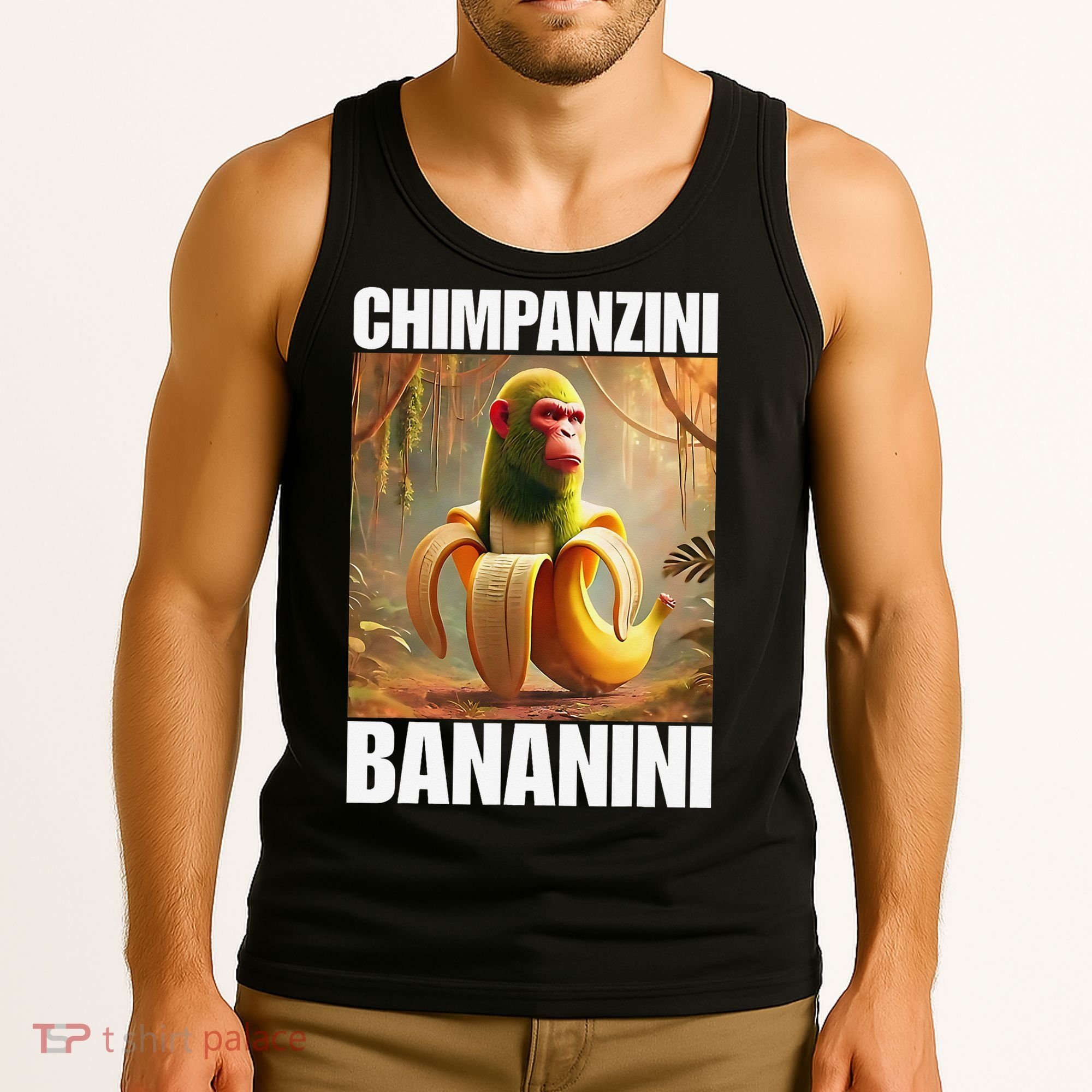 Chimpanzini Bananini - Italian Brainrot Meme Gift Tank Top