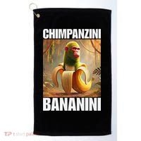 Chimpanzini Bananini - Italian Brainrot Meme Gift Golf Towel thumb 0