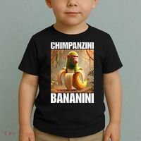 Chimpanzini Bananini - Italian Brainrot Meme Gift Toddler T-Shirt thumb 2