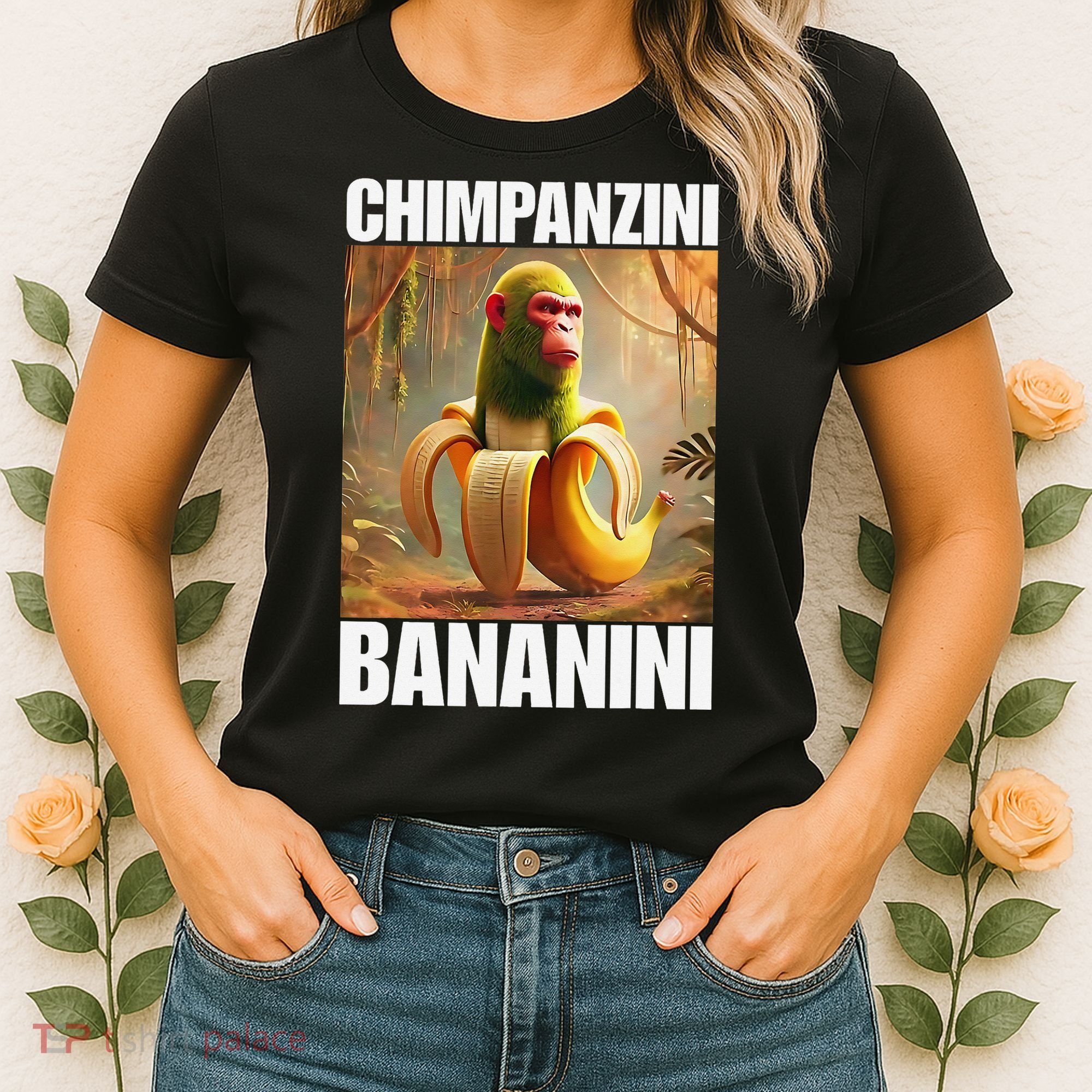 Chimpanzini Bananini - Italian Brainrot Meme Gift Women's T-Shirt