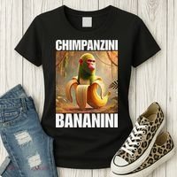 Chimpanzini Bananini - Italian Brainrot Meme Gift Women's T-Shirt thumb 3