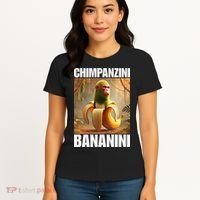 Chimpanzini Bananini - Italian Brainrot Meme Gift Women's T-Shirt thumb 4