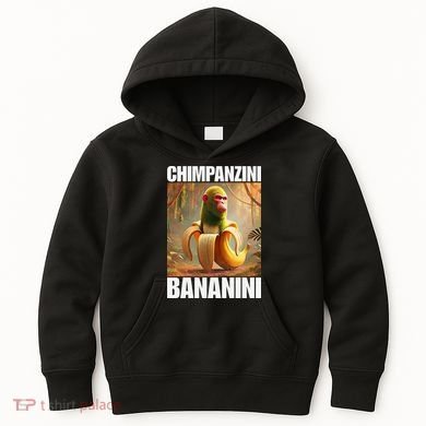 Chimpanzini Bananini - Italian Brainrot Meme Gift Kids Hoodie