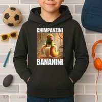 Chimpanzini Bananini - Italian Brainrot Meme Gift Kids Hoodie thumb 2