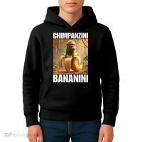 Chimpanzini Bananini - Italian Brainrot Meme Gift Kids Hoodie thumb 4