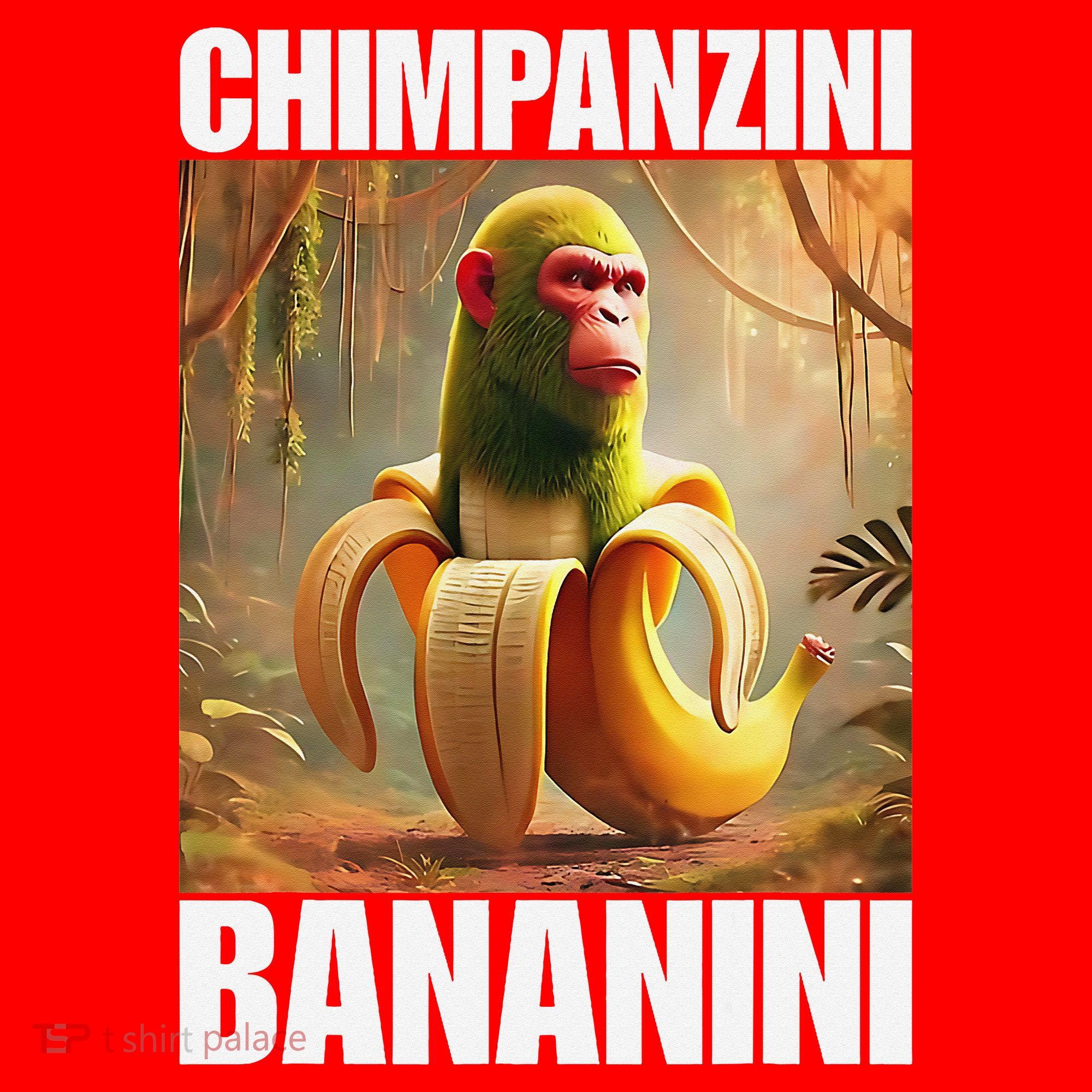 Chimpanzini Bananini - Italian Brainrot Meme Gift Santa Hat