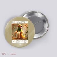 Chimpanzini Bananini - Italian Brainrot Meme Gift Button thumb 0