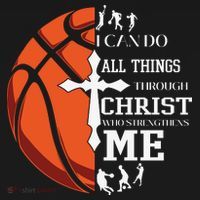 Christian Basketball I Can Do All Things Through Christ Coaster thumb 2