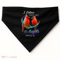 Cardinal Bird I Believe There Are Angels Among Us USA-Made Doggie Bandana thumb 0
