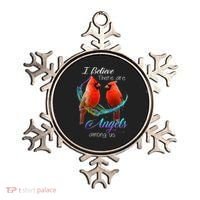 Cardinal Bird I Believe There Are Angels Among Us Ornament thumb 0