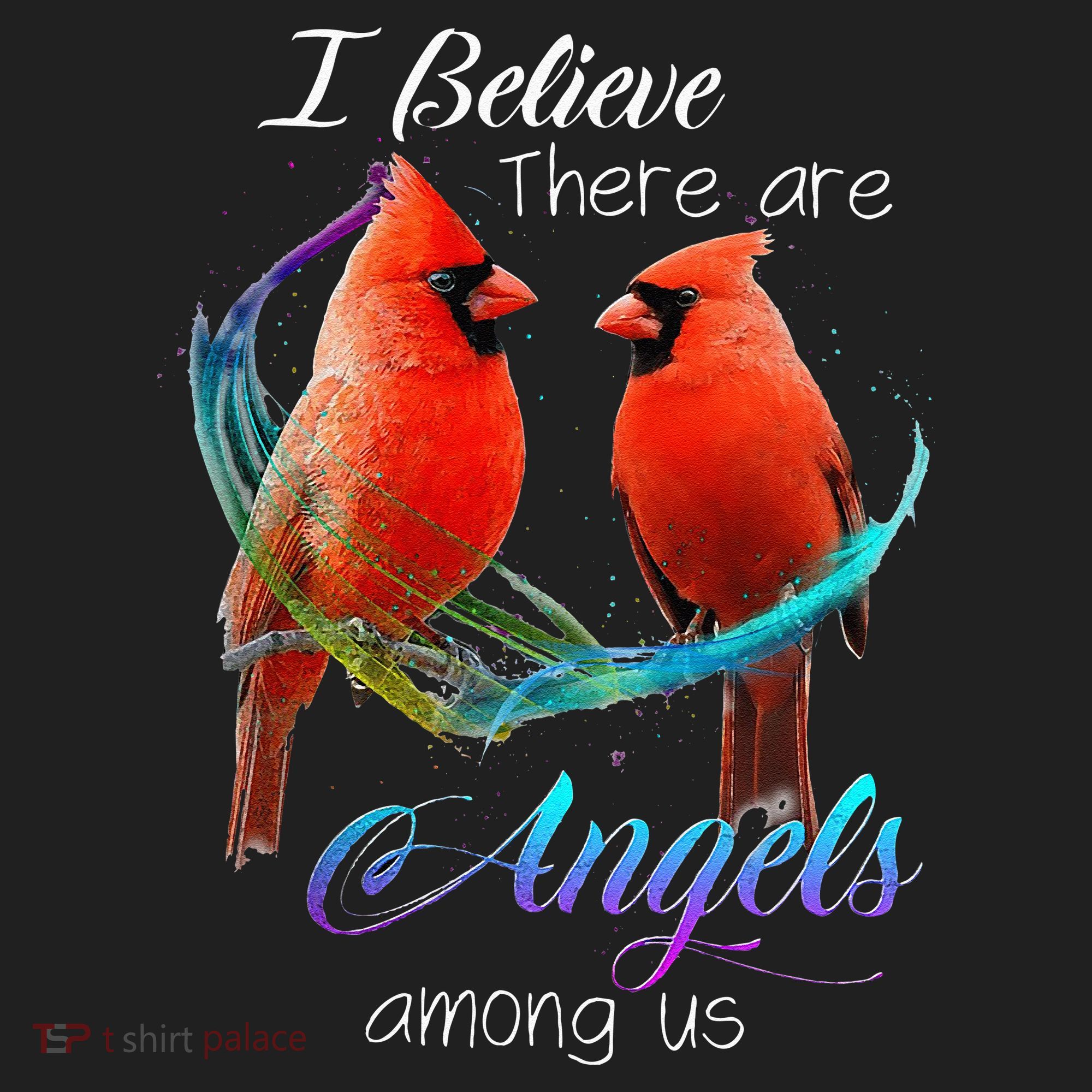 Cardinal Bird I Believe There Are Angels Among Us Hat