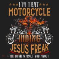 Christian Biker Im That Motorcycle Riding Jesus Freak Faith (2) Women's Sweatshirt thumb 2