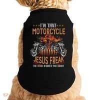 Christian Biker Im That Motorcycle Riding Jesus Freak Faith (2) Doggie Tank thumb 0