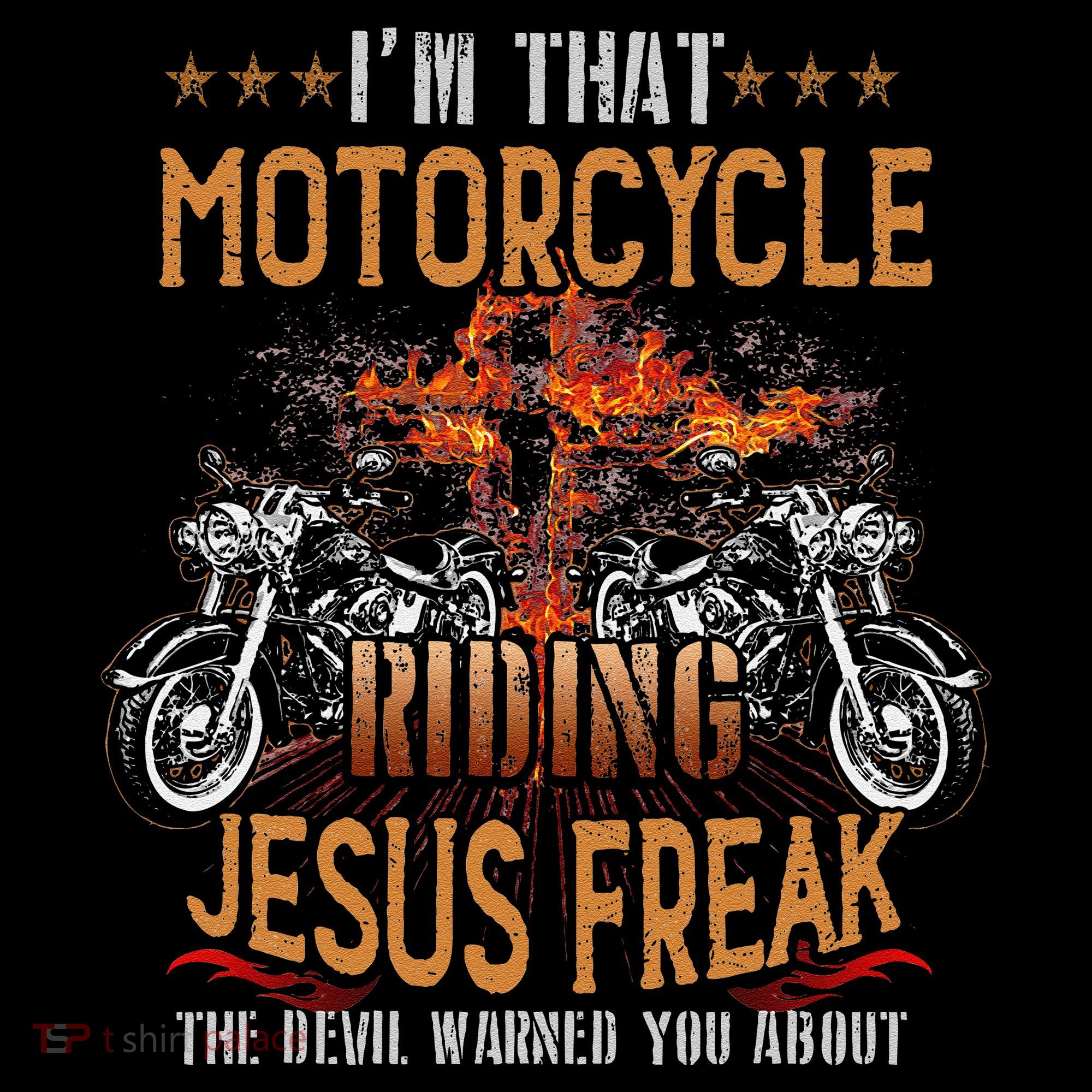 Christian Biker Im That Motorcycle Riding Jesus Freak Faith (2) Coffee Mug