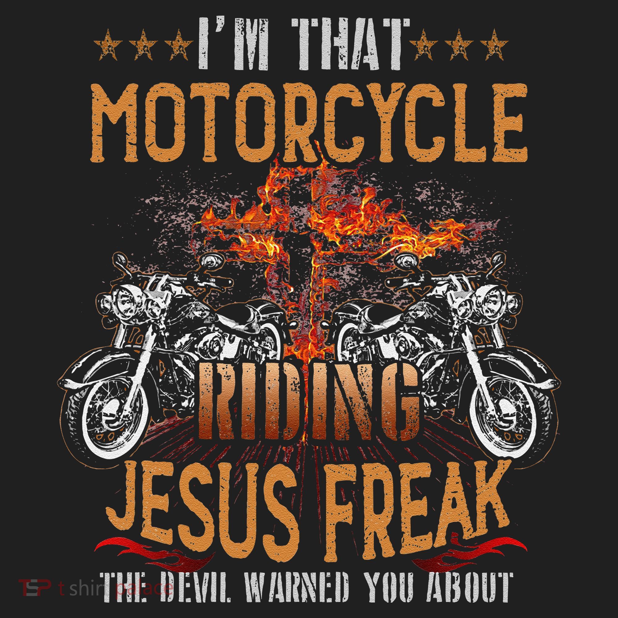 Christian Biker Im That Motorcycle Riding Jesus Freak Faith (2) Beanie