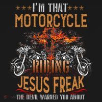 Christian Biker Im That Motorcycle Riding Jesus Freak Faith (2) Pajama Set thumb 2