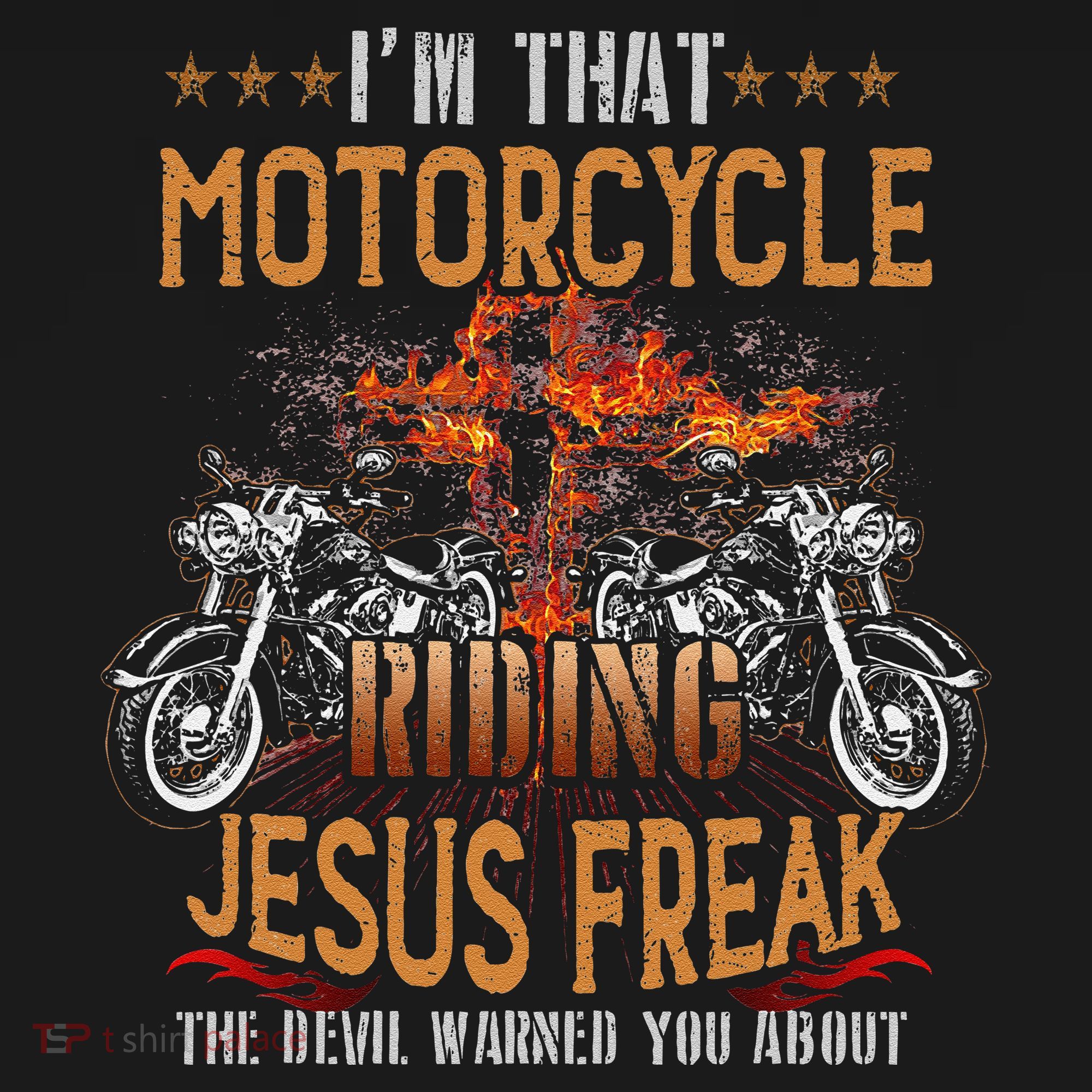 Christian Biker Im That Motorcycle Riding Jesus Freak Faith (2) Ornament