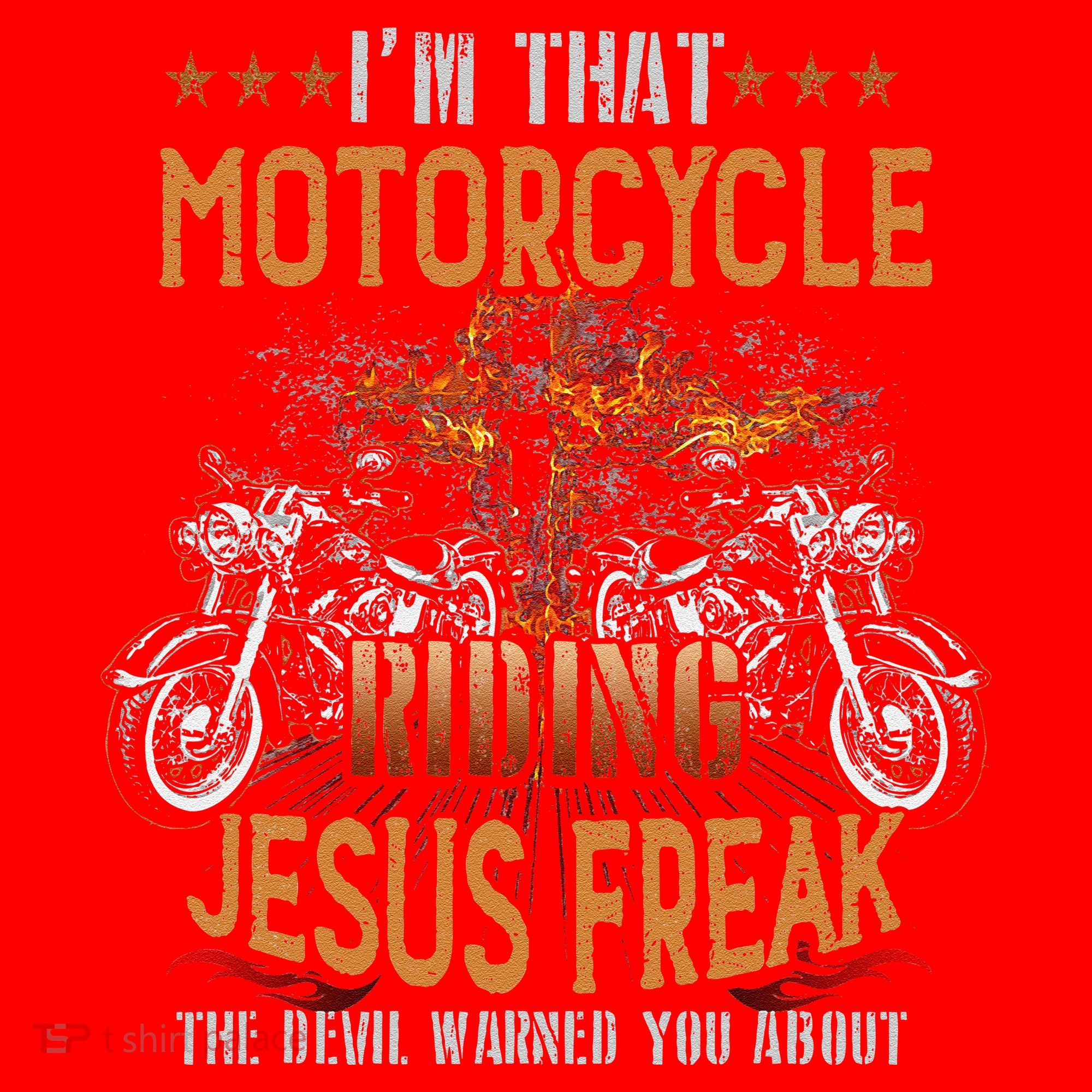 Christian Biker Im That Motorcycle Riding Jesus Freak Faith (2) Santa Hat
