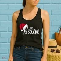 Christmas - Believe in Santa Claus Shirt Women's Tank Top thumb 2