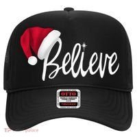 Christmas - Believe in Santa Claus Shirt Hat thumb 0