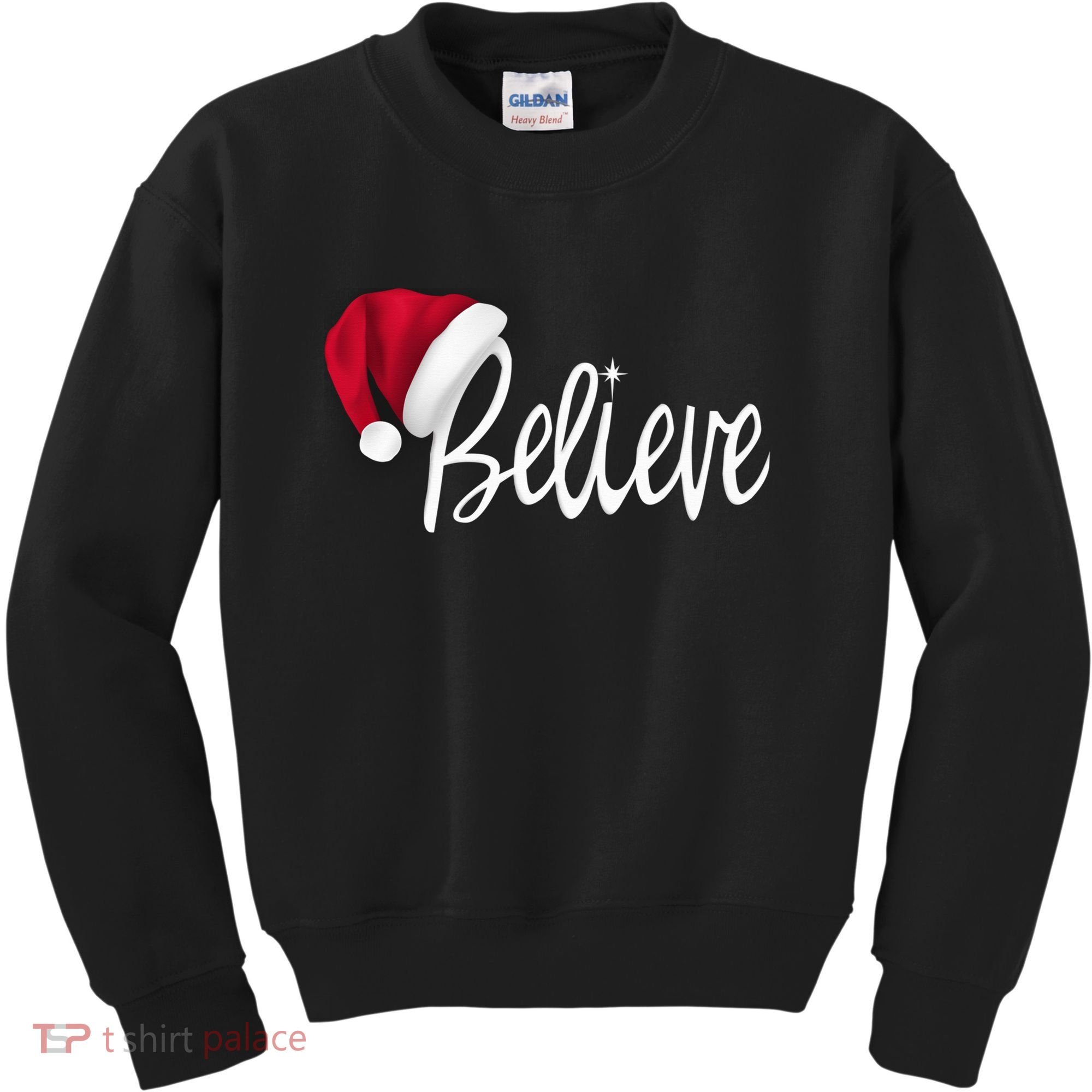 Christmas - Believe in Santa Claus Shirt Kids Sweatshirt