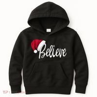 Christmas - Believe in Santa Claus Shirt Kids Hoodie thumb 0
