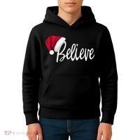 Christmas - Believe in Santa Claus Shirt Kids Hoodie thumb 4