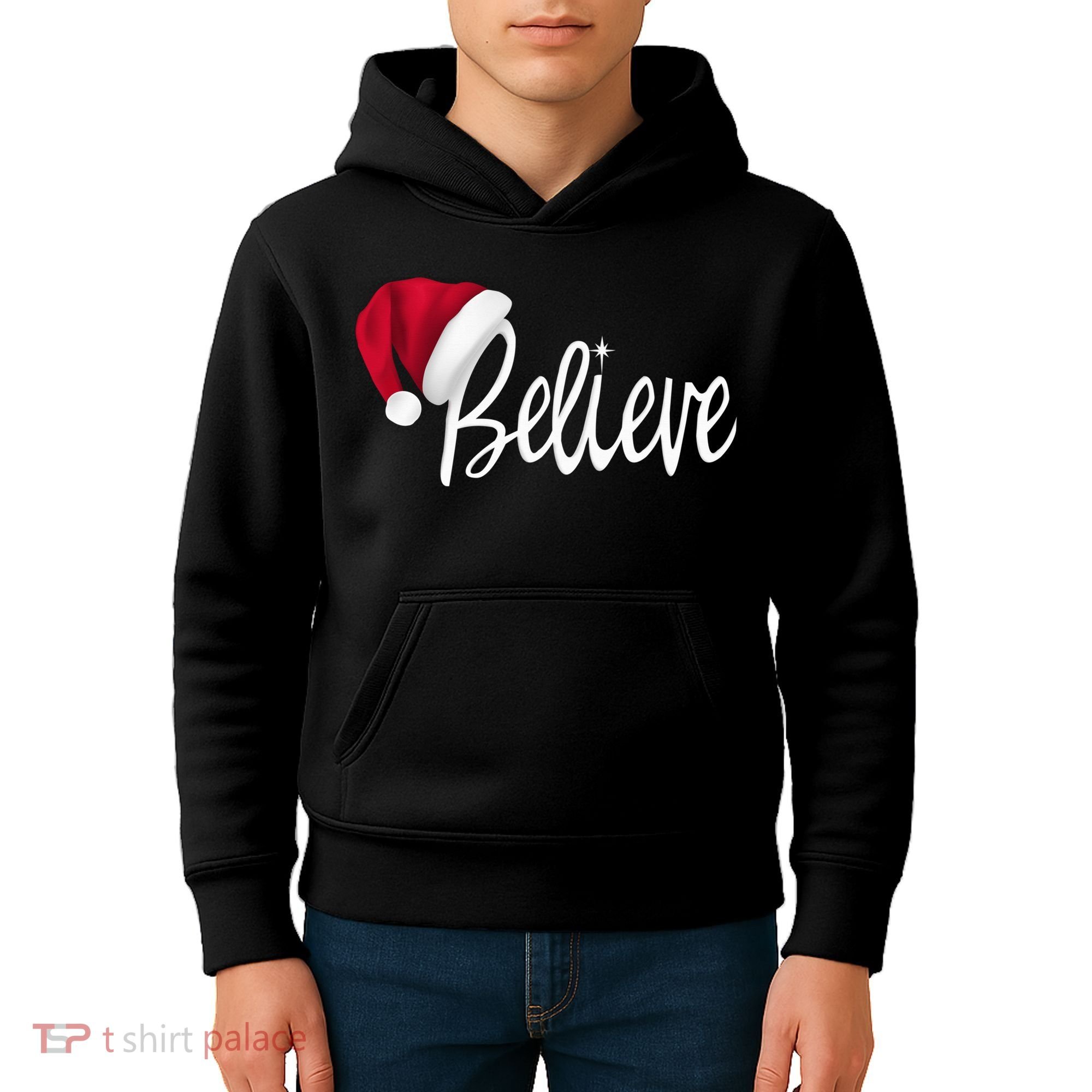Christmas - Believe in Santa Claus Shirt Kids Hoodie