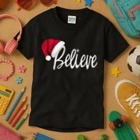 Christmas - Believe in Santa Claus Shirt Kids T-Shirt thumb 3