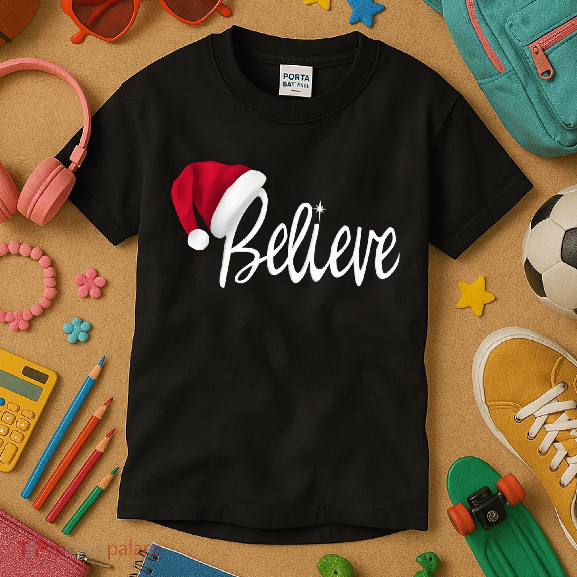 Christmas - Believe in Santa Claus Shirt Kids T-Shirt