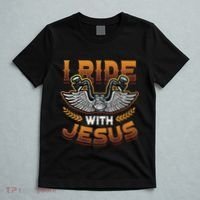 Christian Biker I'm That Motorcycle Riding Jesus Freak Faith T-Shirt thumb 5