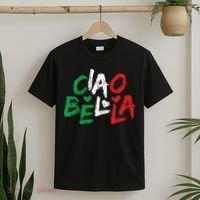 Ciao Bella Italy Flag Shirts Gift For Italians T-Shirt thumb 2
