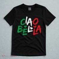 Ciao Bella Italy Flag Shirts Gift For Italians T-Shirt thumb 5