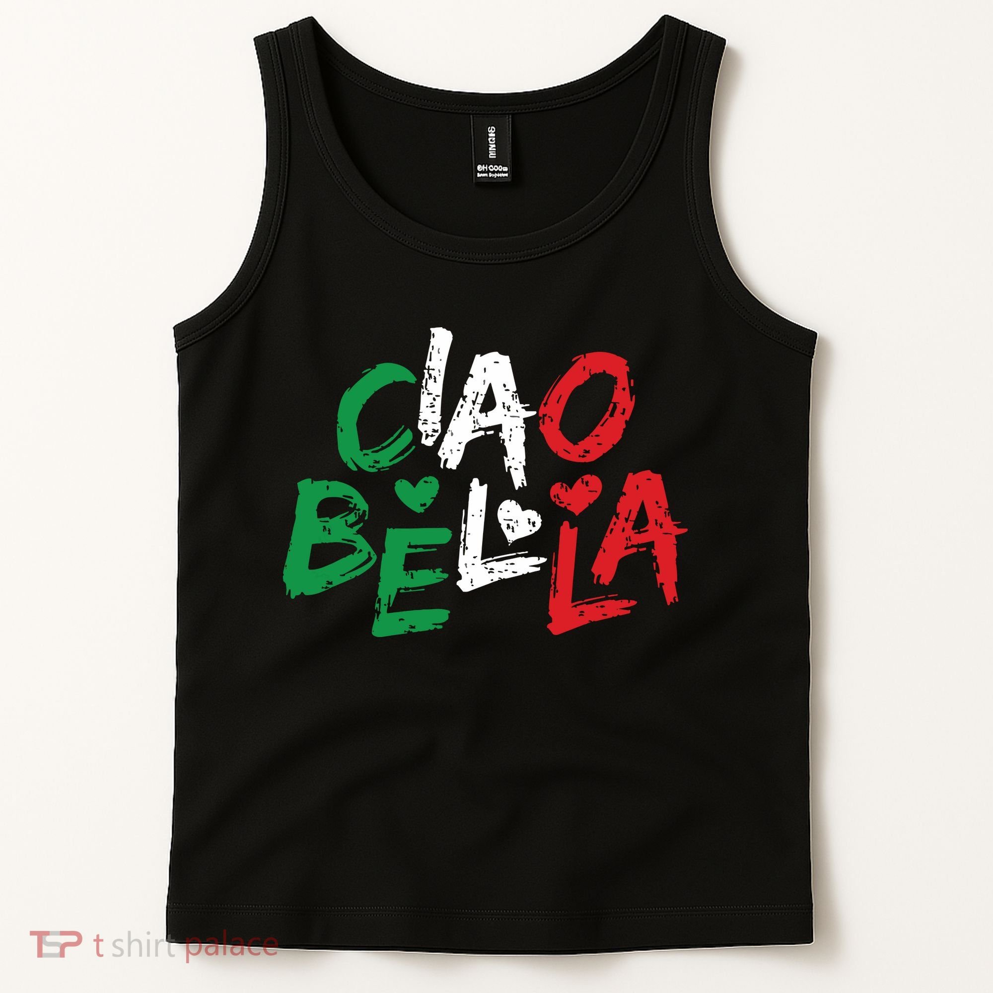 Ciao Bella Italy Flag Shirts Gift For Italians Tank Top