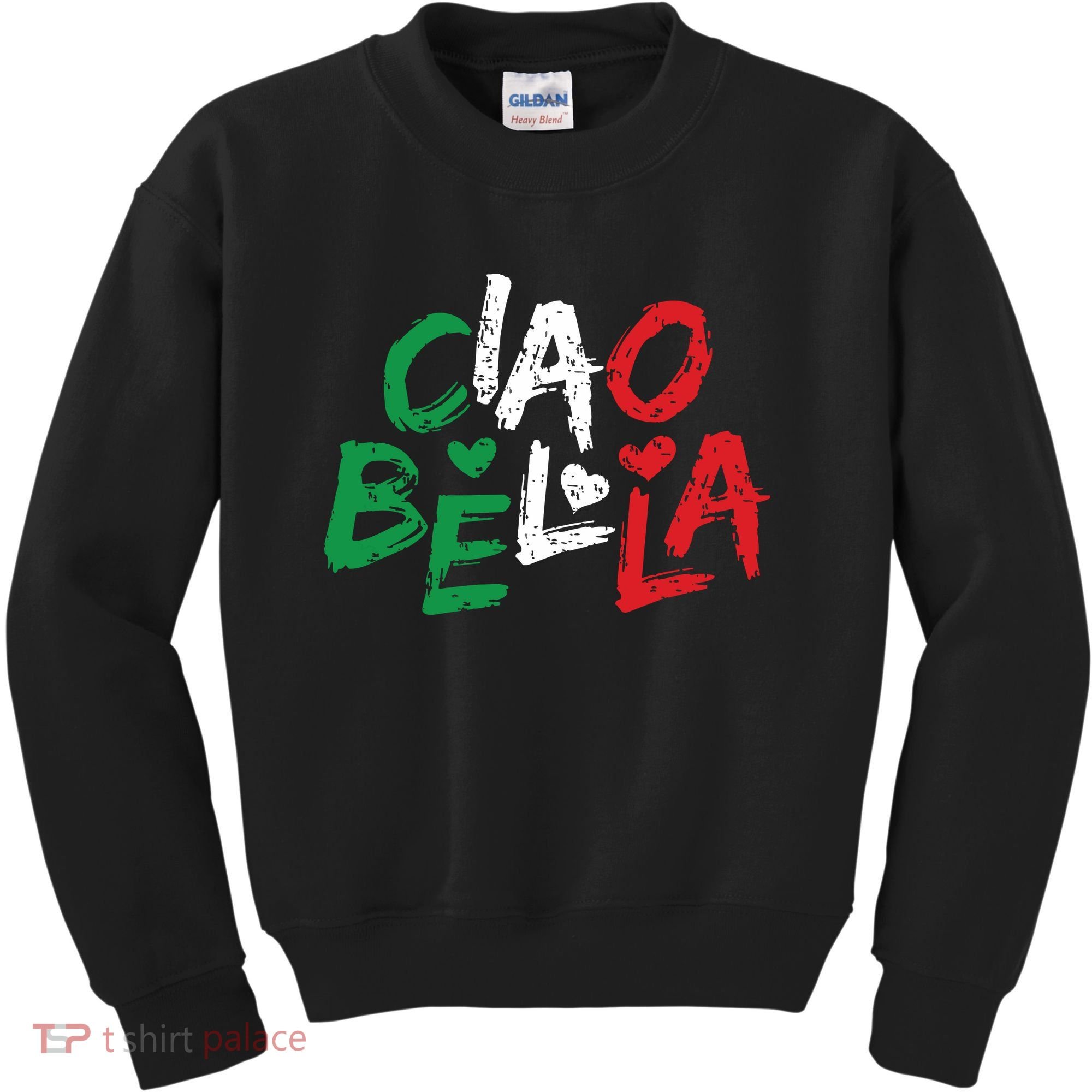 Ciao Bella Italy Flag Shirts Gift For Italians Kids Sweatshirt