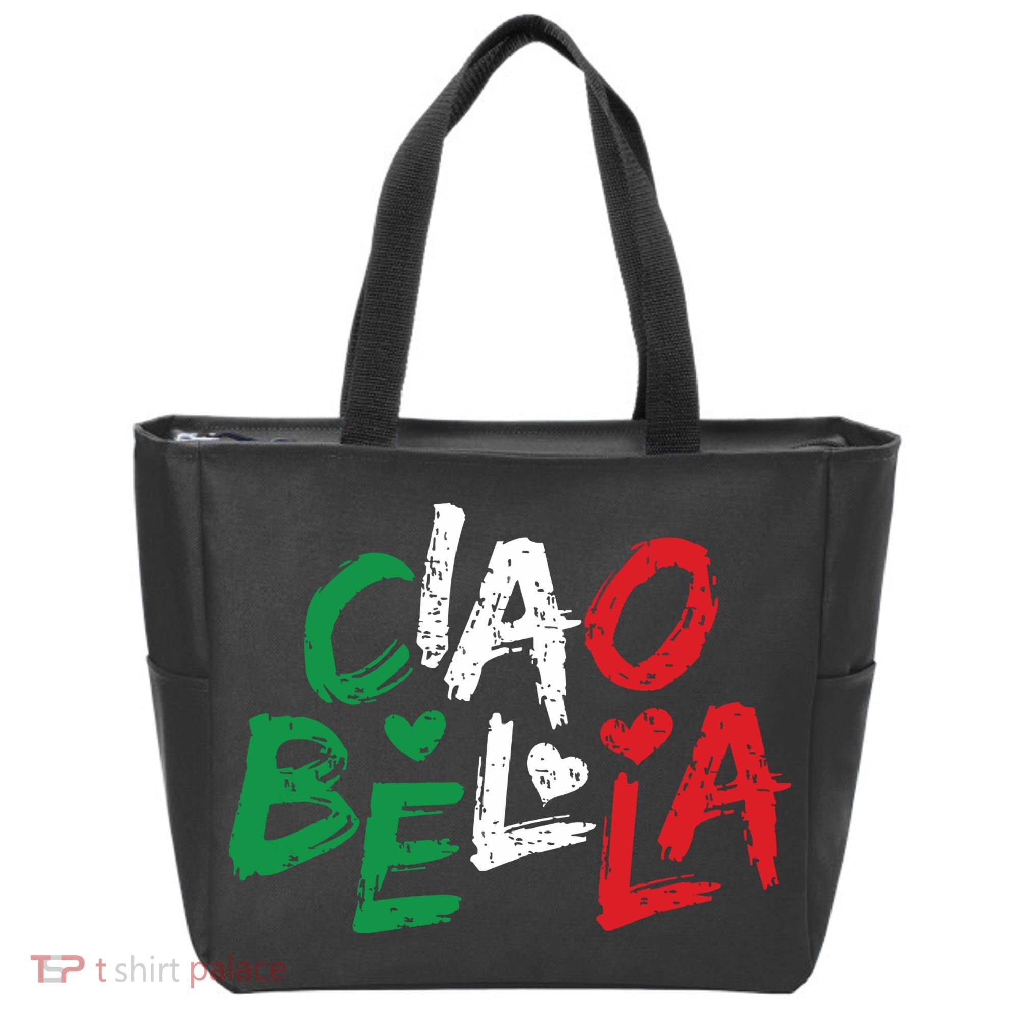 Ciao Bella Italy Flag Shirts Gift For Italians Tote Bag